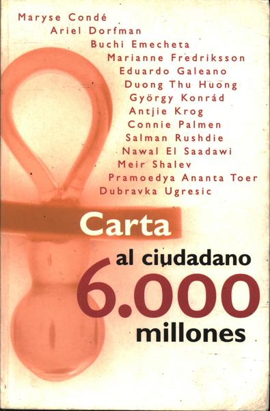 Carta Al Ciudadano 6.000 Millones