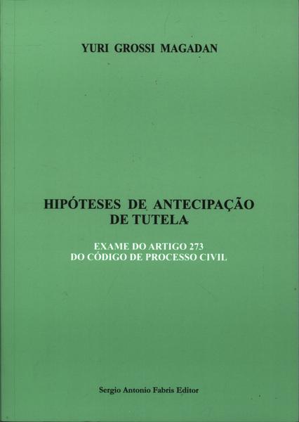 Hipóteses De Antecipação De Tutela