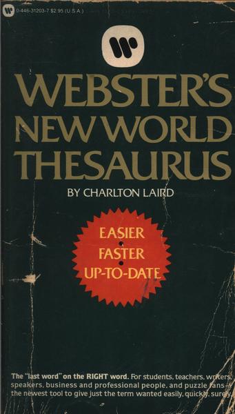 Webster's New World Thesaurus