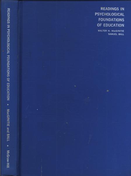 Readings In Psychological Foundations Of Education