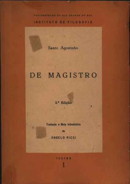 De Magistro
