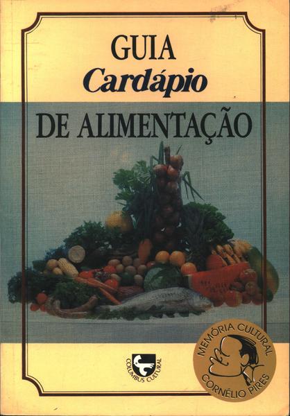 Guia Cardápio De Alimentação