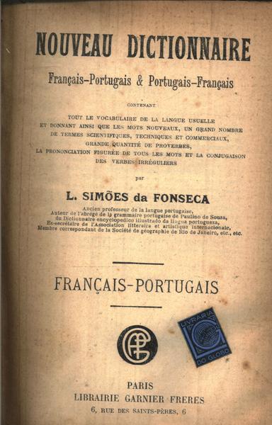Nouveau Dictionnaire Français-portugais Portugais-français