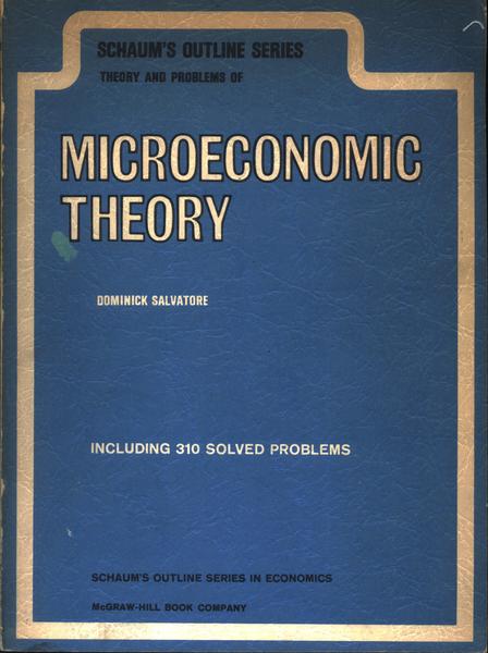 Microeconomic Theory