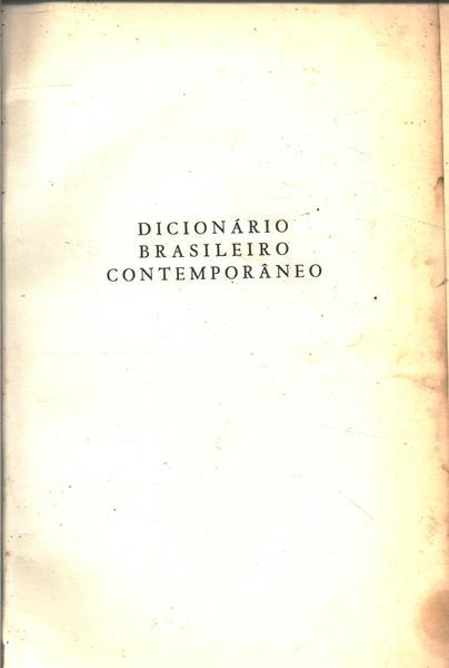 Dicionário Brasileiro Contemporâneo
