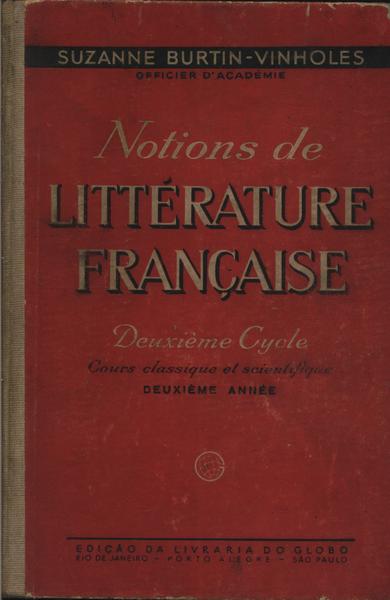 Notions De Littérature Française