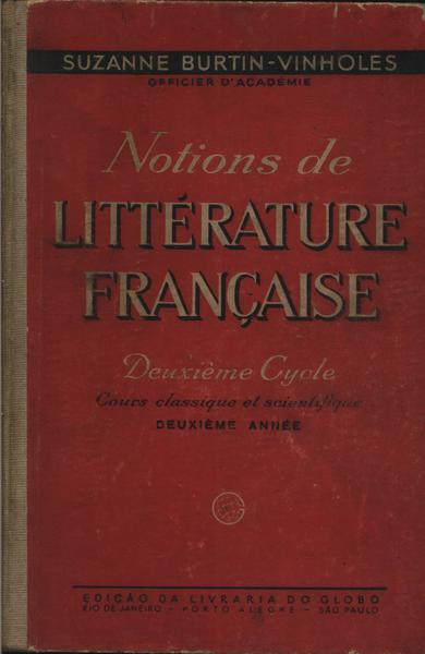 Notions De Littérature Française