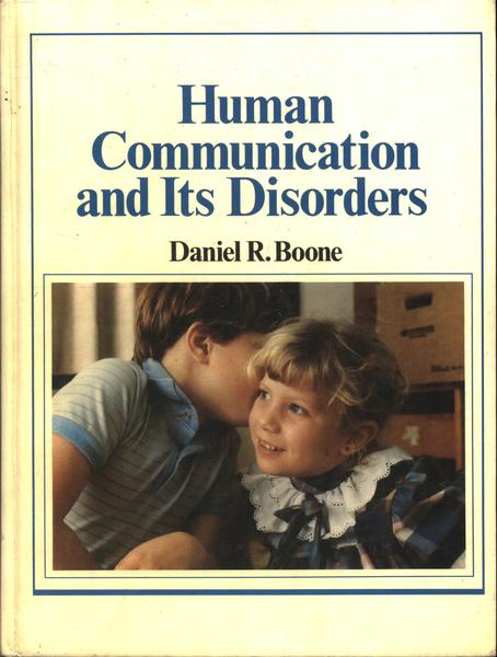 Human Communication And Its Disorders