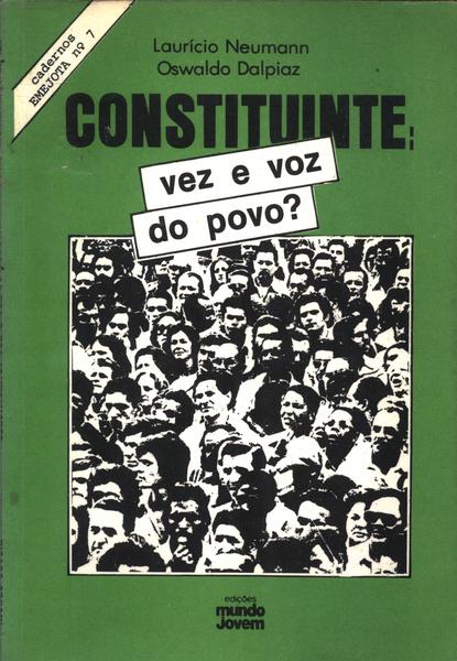 Constituinte: Vez E Voz Do Povo?