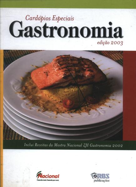 Gastronomia - Cardápios Especiais Edição 2003