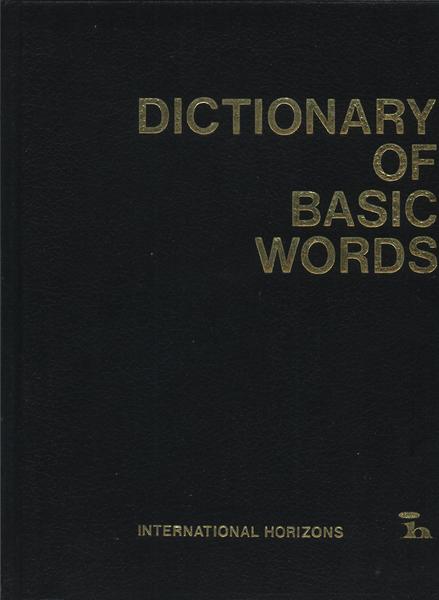 Dictionary Of Basic Words