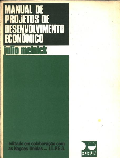Manual De Projetos De Desenvolvimento Econômico