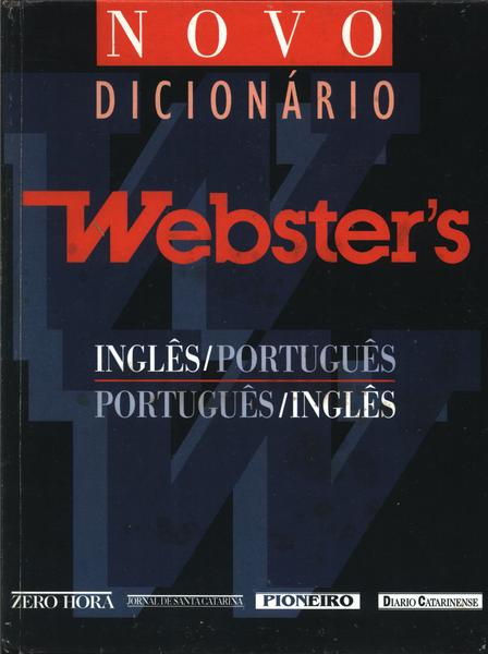 Novo Dicionário Webster's Inglês-português  Português-inglês (1998)