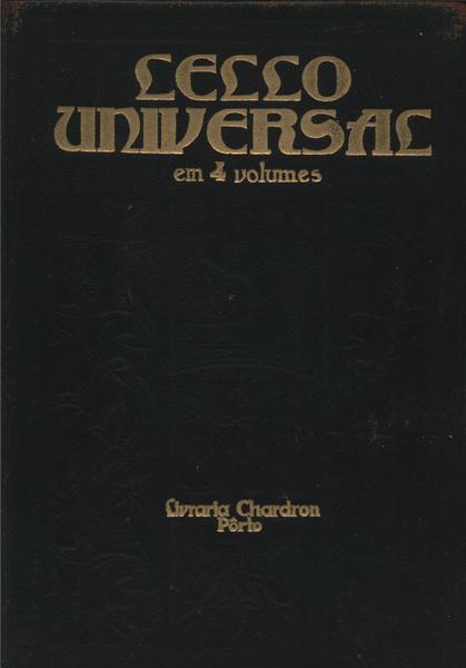 Lello Universal Em Quatro Volumes