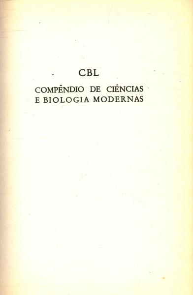 Compêndio De Ciências E Biologia Modernas Vol 4