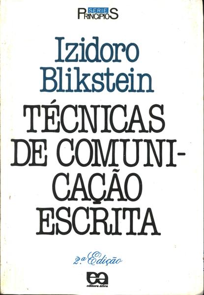 Técnicas De Comunicação Escrita