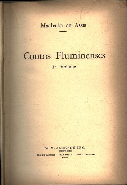 Contos Fluminenses (2 Volumes)