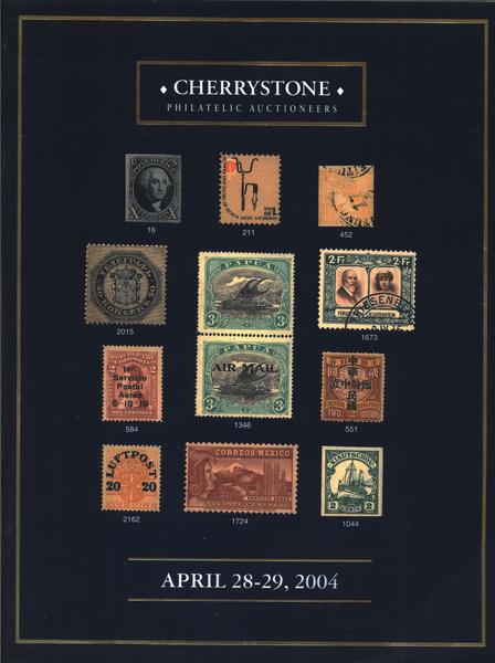 Cherrystone Philatelic Auctioneers April 28-29, 2004