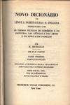 Novo Dicionário Da Língua Portuguesa E Inglesa Vol 1 (1945)