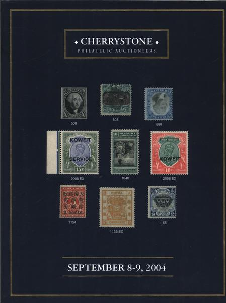 Cherrystone Philatelic Auctioneers September 8-9, 2004