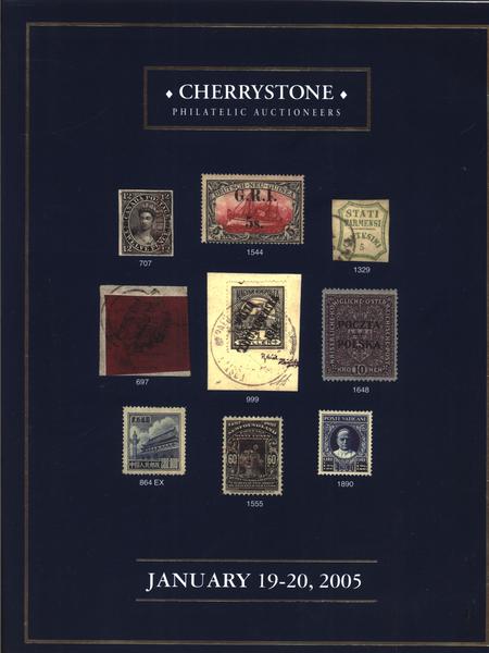 Cherrystone Philatelic Auctioneers January 19-20, 2005