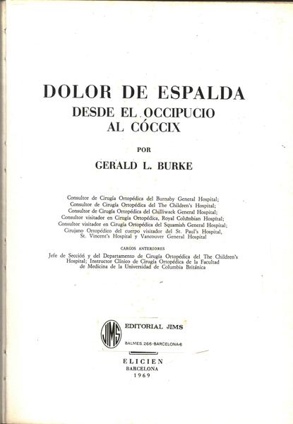 Dolor De Espalda