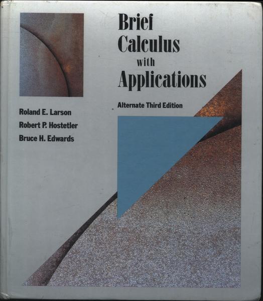 Brief Calculus With Applications