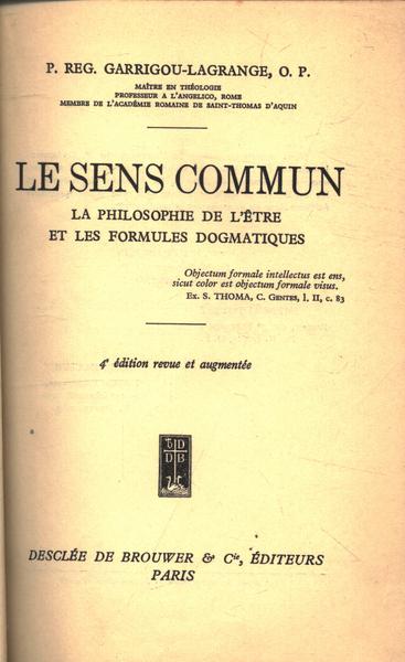 Le Sens Commun