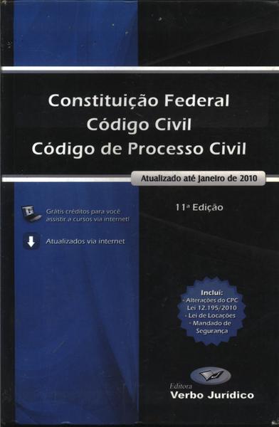 Constituição Federal - Código Civil - Código De Processo Civil (2007)