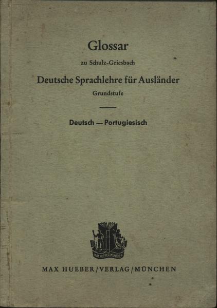 Glossar Deutsche Sprachlehre Fur Auslander Deutsch-portugiesisch