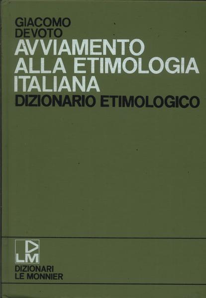 Avviamento Alla Etimologia Italiana