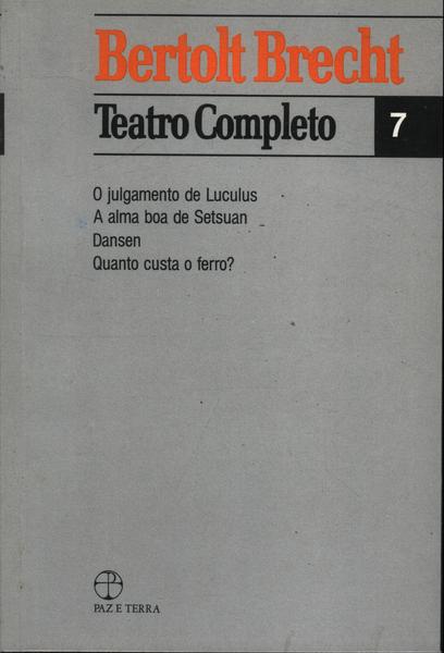 Teatro Completo Vol 7