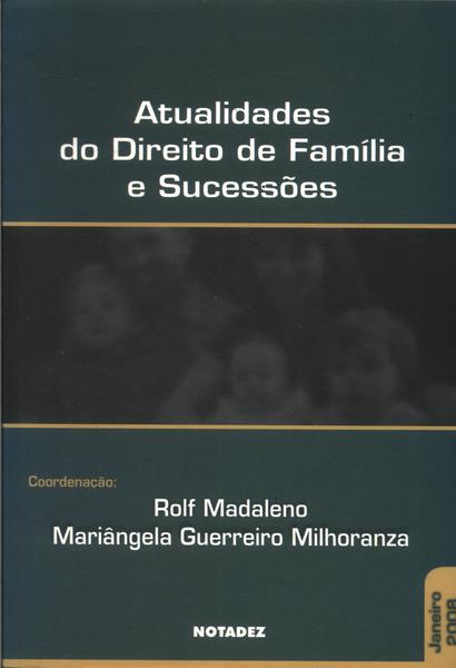 Atualidades Do Direito De Família E Sucessões