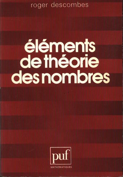 Elements De Theorie Des Nombres