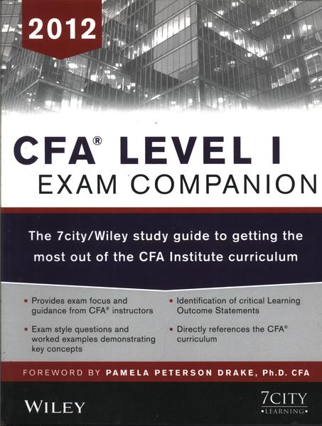 Cfa Level I Exam Companion