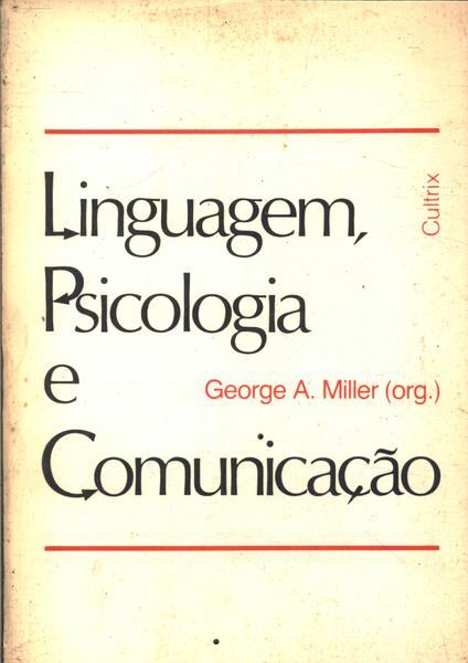 Linguagem, Psicologia E Comunicação