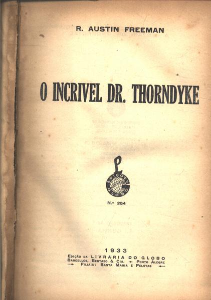 O Incrivel Dr. Thorndyke