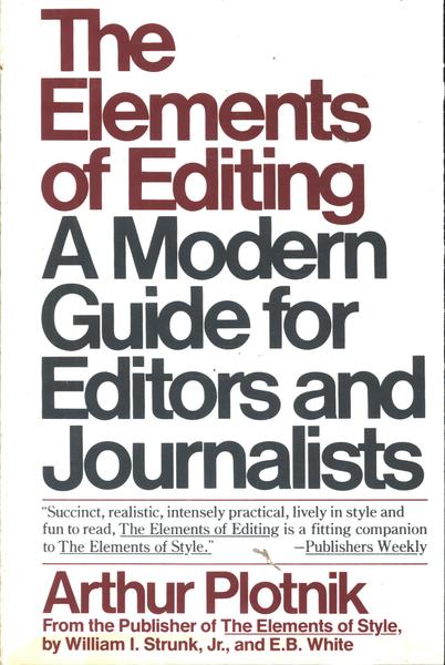 The Elements Of Editing