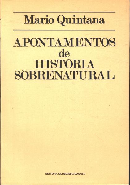 Apontamentos De História Sobrenatural