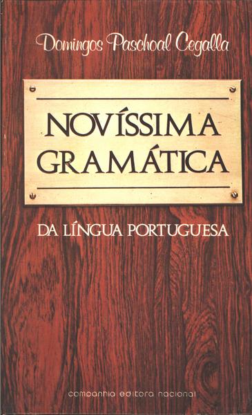 Novíssima Gramática Da Língua Portuguesa (1989)