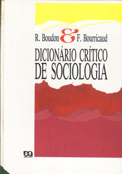 Dicionário Crítico De Sociologia