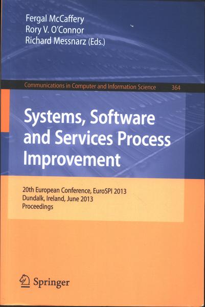 Systems, Software And Services Process Improvement