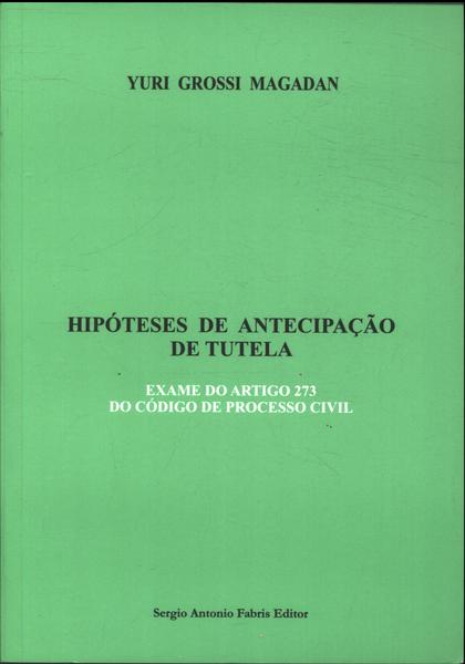 Hipóteses De Antecipação De Tutela