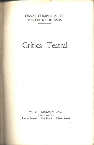 Crítica Teatral