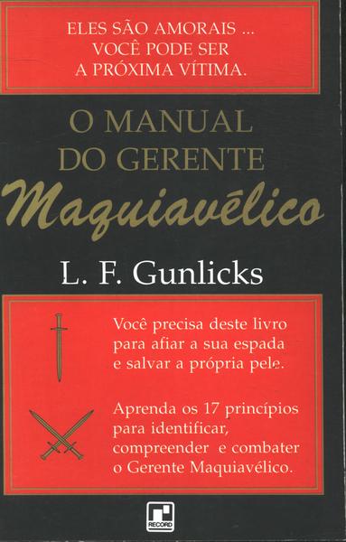 O Manual Do Gerente Maquiavélico