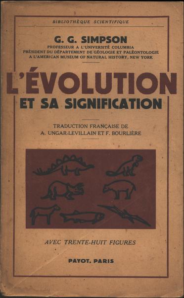 Lévolution Et Sa Signification