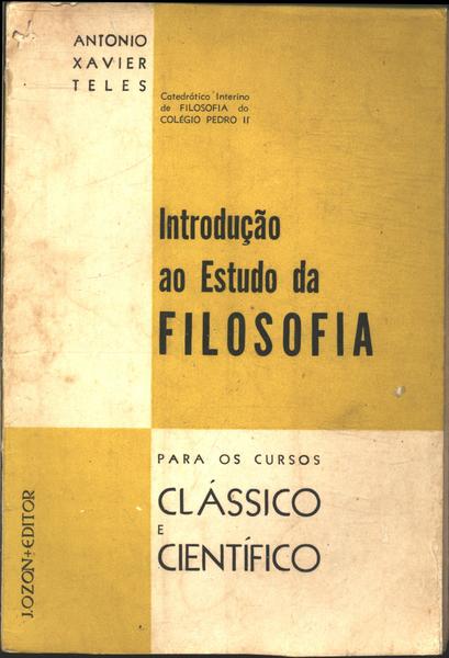 Introdução Ao Estudo Da Filosofia