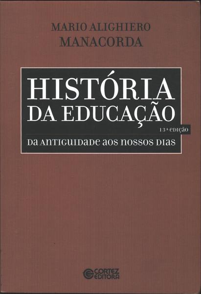 Historia Da Educação