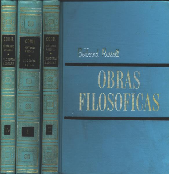 Obras Filosoficas (3 Volumes)