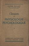 Eléments De Physiologie Psychologique